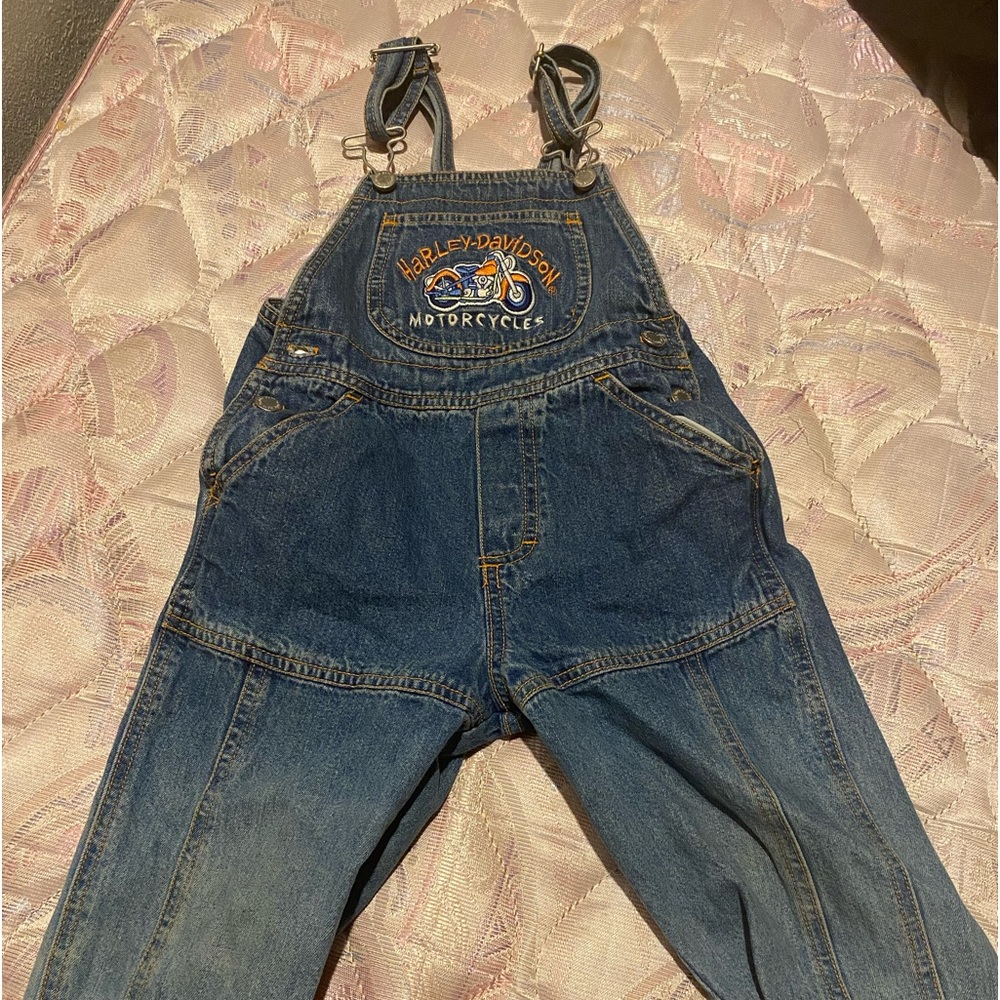 Harley Davidson Toddler Boys Overalls 2T